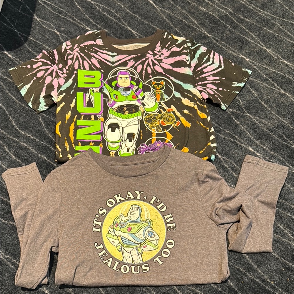 Buzz Lightyear Kids Graphic T-Shirts - grey & Multicolor XL